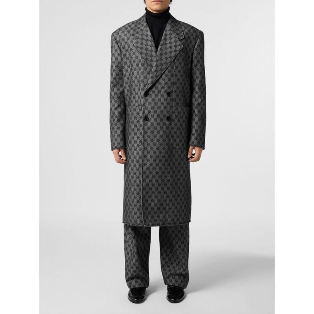 Philipp Plein Coat Men Black